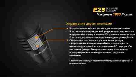 Ліхтар ручний Fenix E25UE Cree XP-L V5