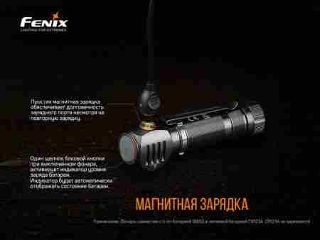 Ліхтар налобний Fenix HM61R + Складний ніж Ruike S22 Чорний