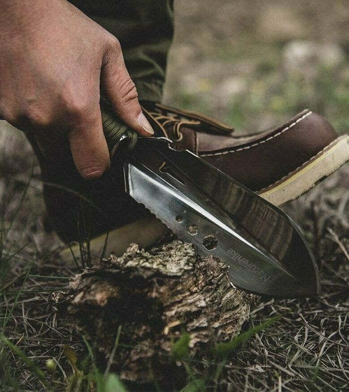 Лопата багатофункціональна  Naturehike NH20GJ001, паракорд / нержавіюча сталь