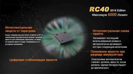 Ліхтар ручний Fenix RC40 2016 Cree XM-L2 U2