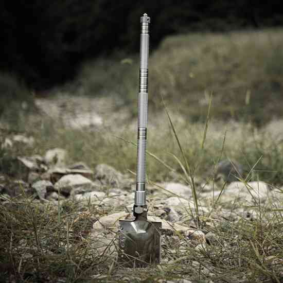 Лопата Naturehike Multifunctional outdoor shovel NH20GJ002, сріблястий