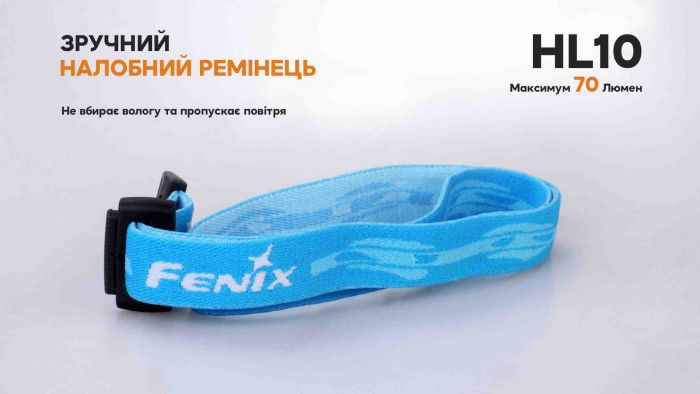 Ліхтар налобний Fenix HL10 black