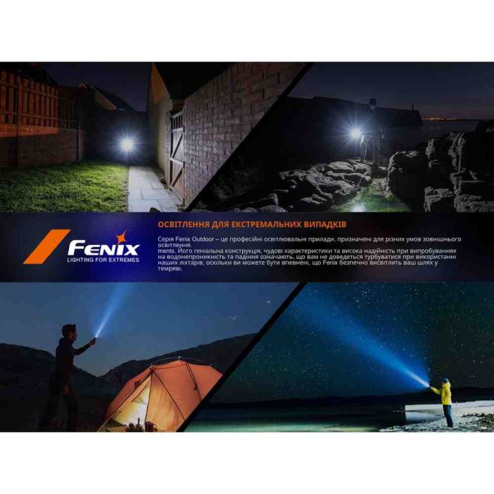 Ліхтар ручний Fenix SW05R-RED LED чорний