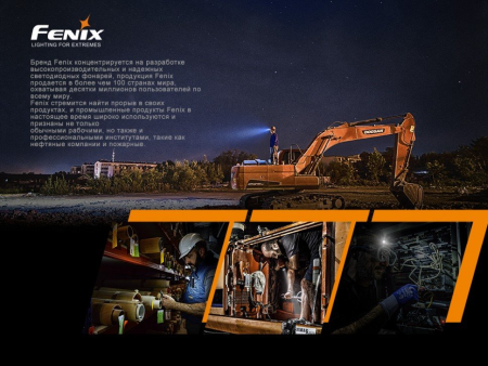 Ліхтар налобний Fenix HM61R + Складний ніж Ruike S22 Коричневий