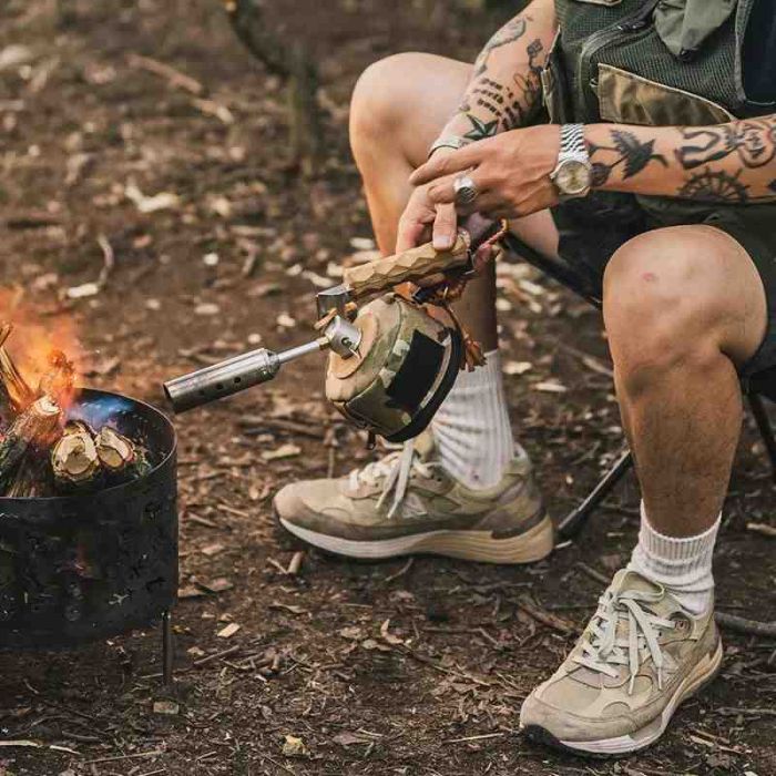 Чохол для газового балона Naturehike Large Flat Can 450g NH21PJ123, камуфляж