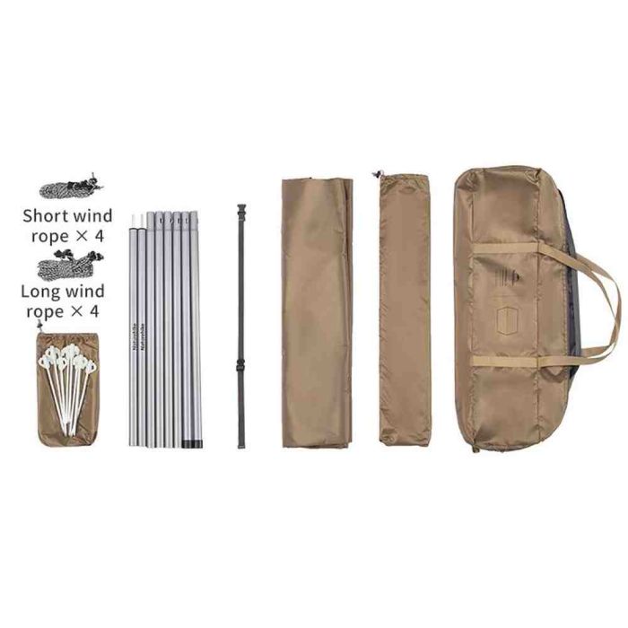Тент універсальний Naturehike CNK2350WS015, розмір L, бежевий