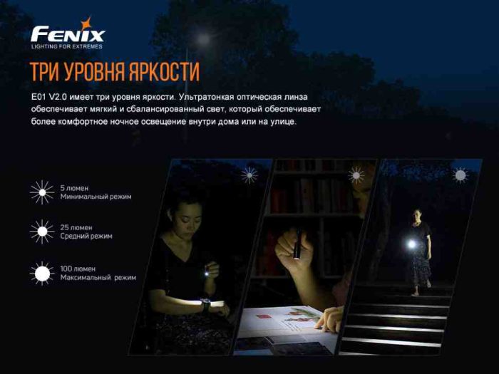 Налобний  ліхтар Fenix HM65R+ліхтар ручний Fenix E01 V2.0 у подарунок