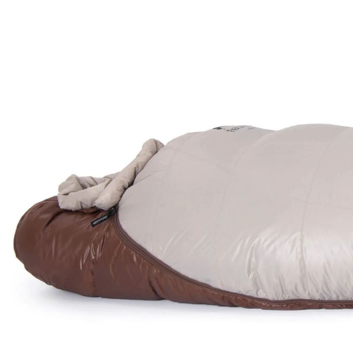 Спальник з натуральним пухом Naturehike Snowbird NH20YD001, p-р L, коричневий -7℃