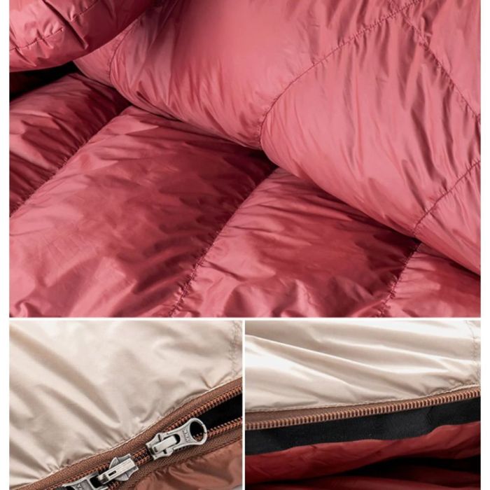 Спальник з натуральним пухом Naturehike Snowbird NH20YD001, p-р L, коричневий -7℃