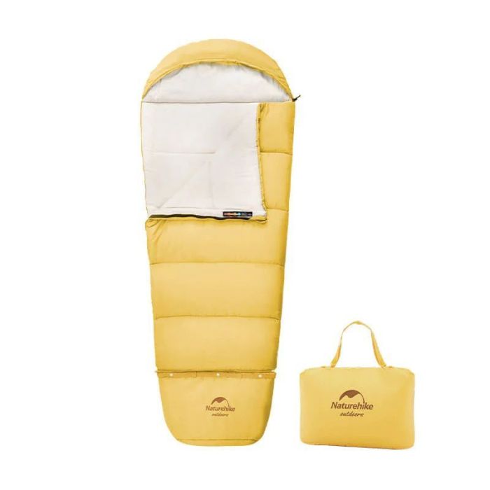 Спальник дитячий Naturehike С300 NH21MSD01, жовтий +6°C