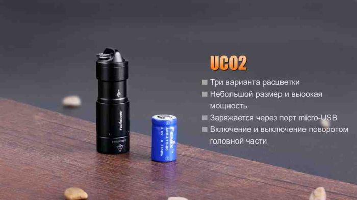 Ліхтар ручний Fenix UC02 Purple