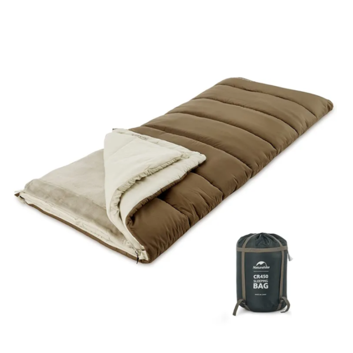 Спальний мішок 3 в 1 Naturehike CR450 CNH22SD011, коричневий 0°C