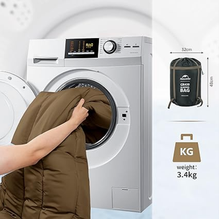 Спальний мішок 3 в 1 Naturehike CR450 CNH22SD011, коричневий 0°C