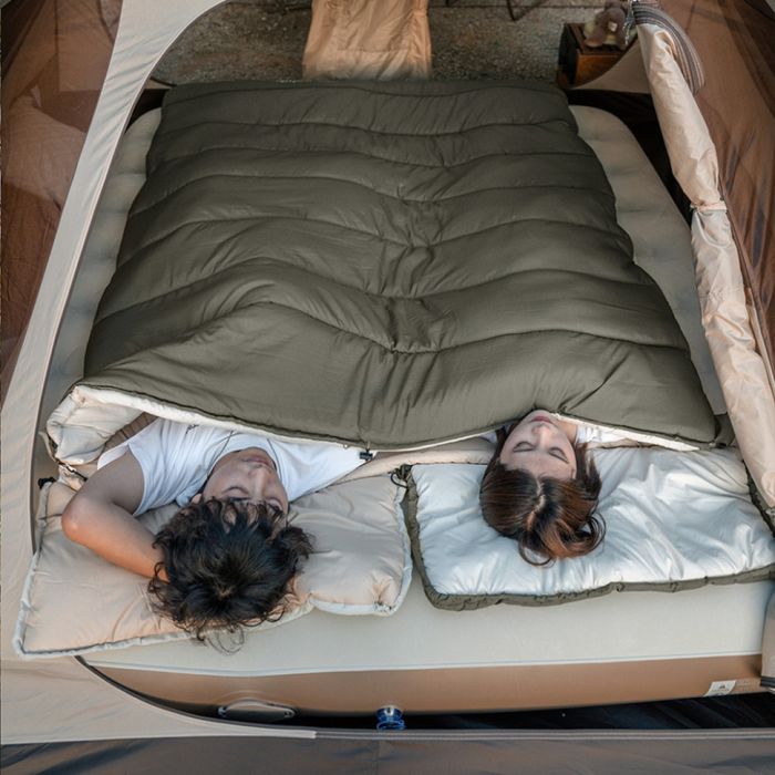 Спальник з капюшоном Naturehike LD350 CNK2300SD016, темно-зелений 2°C