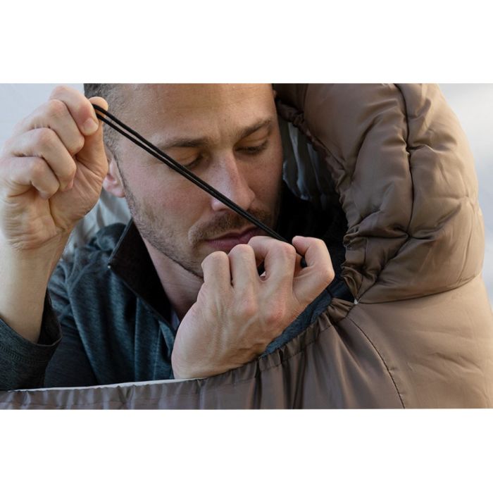 Спальник з капюшоном Naturehike MJ 600 CNK2300SD014, коричневий -5°C