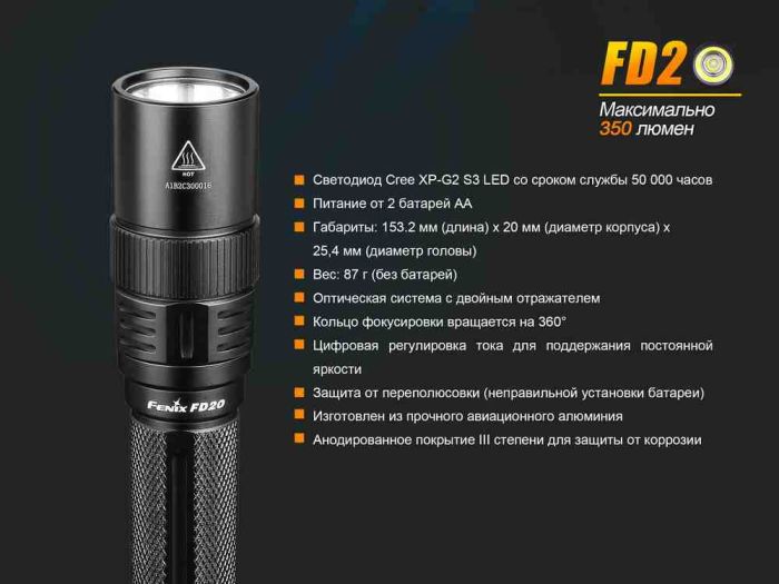 Ліхтар ручний Fenix FD20