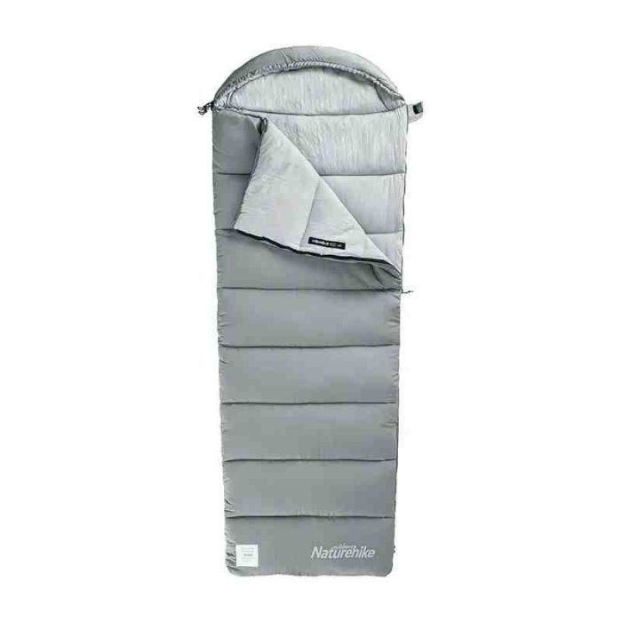 Спальник з капюшоном Naturehike M180 NH20MSD02, правий, сірий