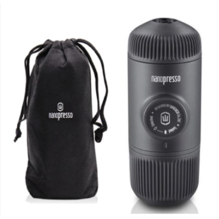 Портативна еспресо-кавоварка Wacaco Nanopresso Grey