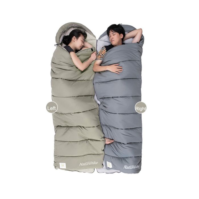 Спальний мішок Naturehike M180 CNK2350WS023 лівий, світло-зелений