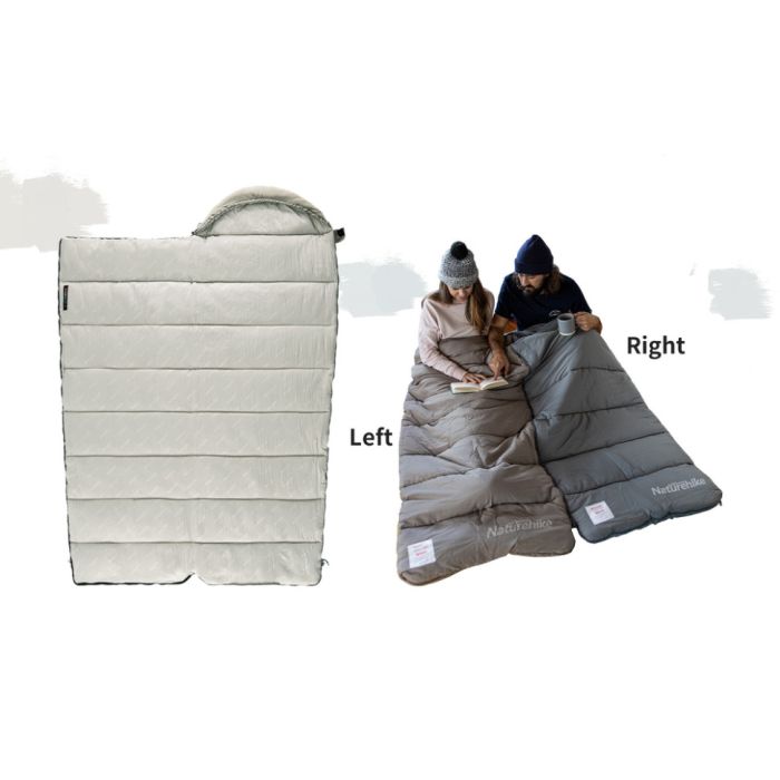 Спальний мішок Naturehike M180 CNK2350WS023 правий, світло-зелений +12°C