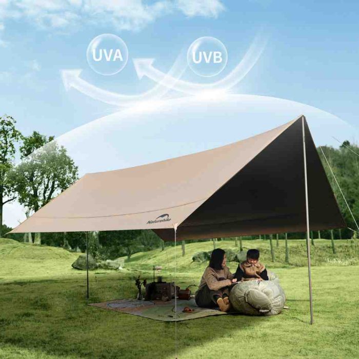 Тент універсальний Naturehike CNK2350WS015, розмір S, бежевий