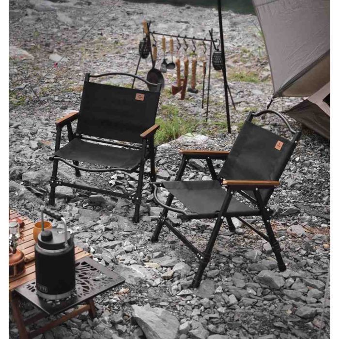 Крісло складане Naturehike CNK2350JJ015, алюміній, чорний