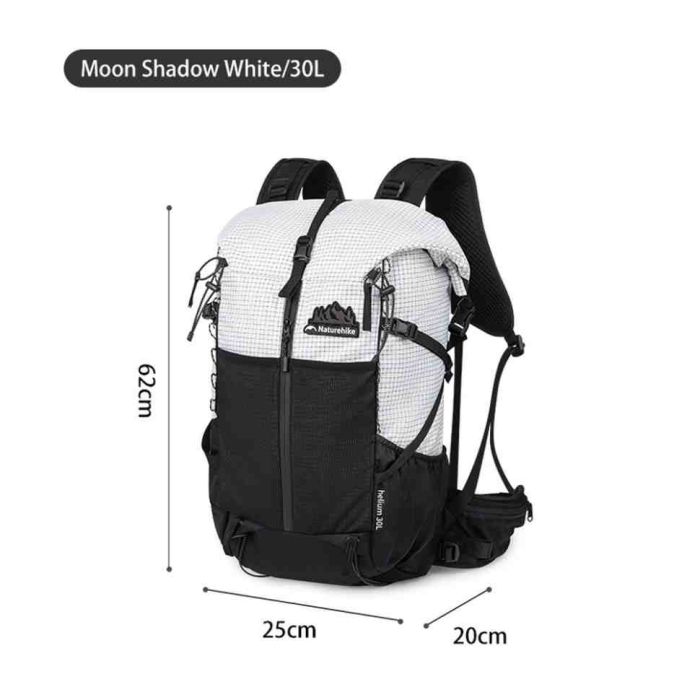 Рюкзак туристичний Naturehike CNK2300016, 30+5 л, чорний