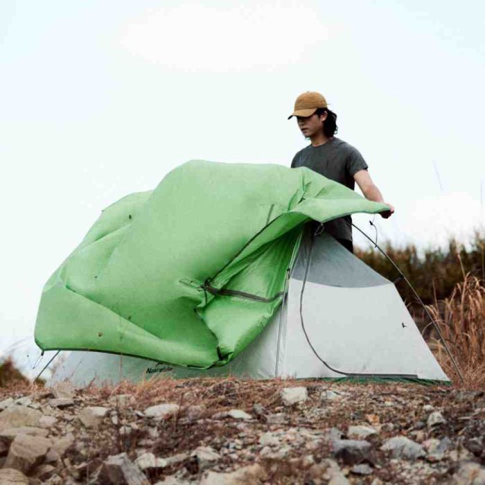 Намет надлегкий двомісний Naturehike Cloud Up Base 2 CNK2450WS032, зелений