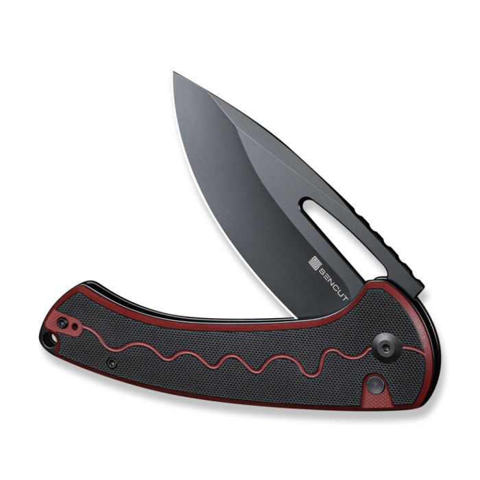 Ніж складаний Sencut Squiggy Burgundy/Black S24082A-3