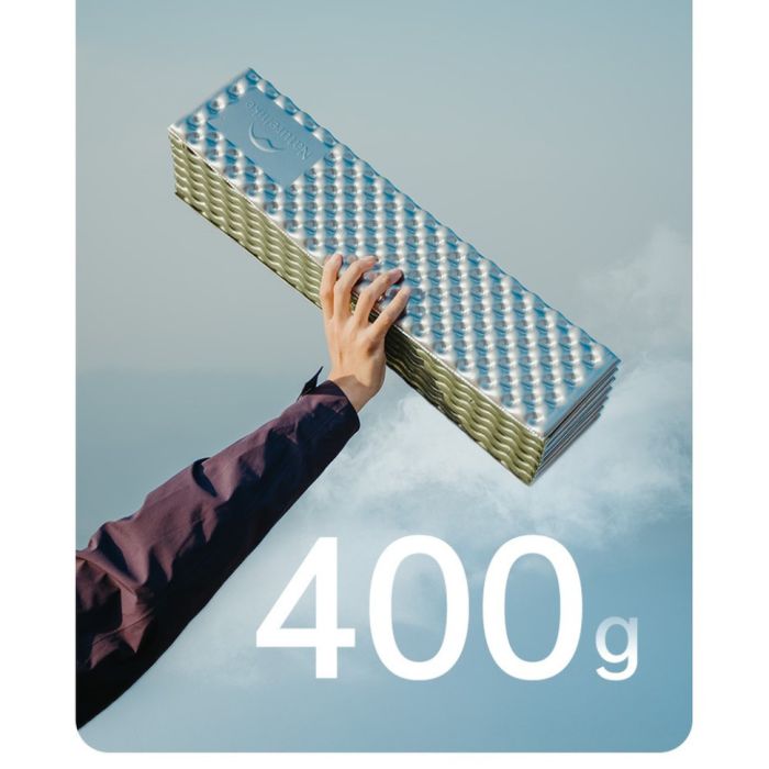 Килимок складаний IXPE Naturehike CNK2450WS044, алюмінієва плівка, 195x60х1,8 см, синій