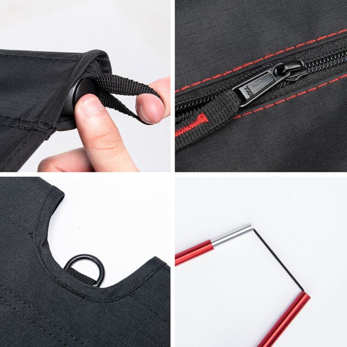 Ліжко складане Naturehike XJC05 NH20JJ001, Поліестер Oxford / алюміній, темно-зелене