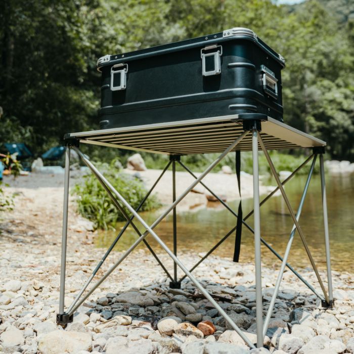 Складаний стіл Naturehike CNK2450JJ013, L, алюміній, сірий