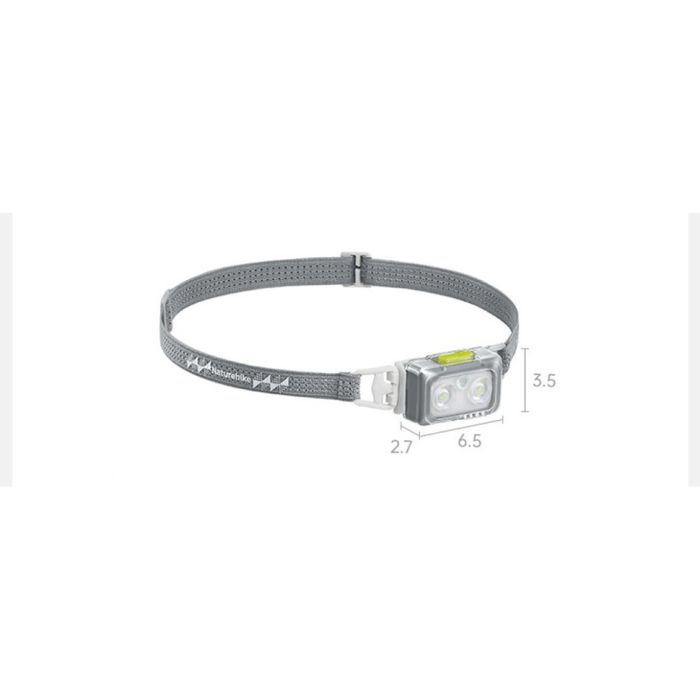 Ліхтар налобний Naturehike CNK2550ZM011, сірий