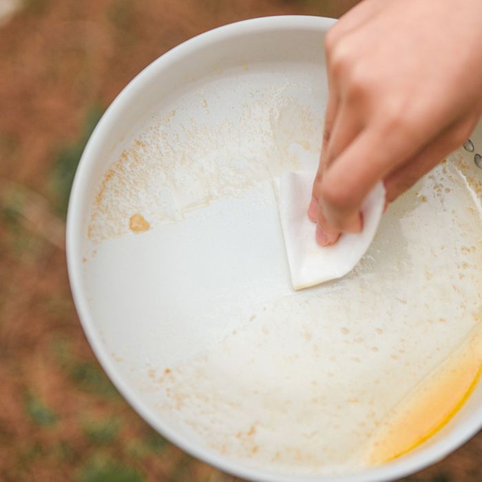 Сковорідка зі складаною ручкою Naturehike CNK2450CF013, 17,5 см, алюміній, біла