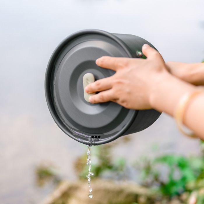 Набір посуду (2 каструлі, чайник, сковорідка) Naturehike CNK2450CF010, алюміній