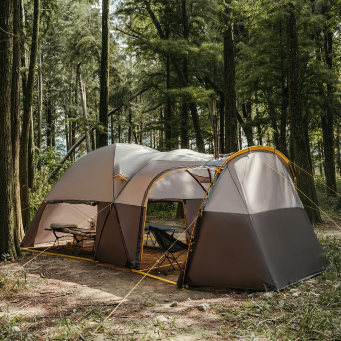 Намет шестимісний Naturehike, KOTA 6, CNK2450WS031, 75D, світло-коричневий
