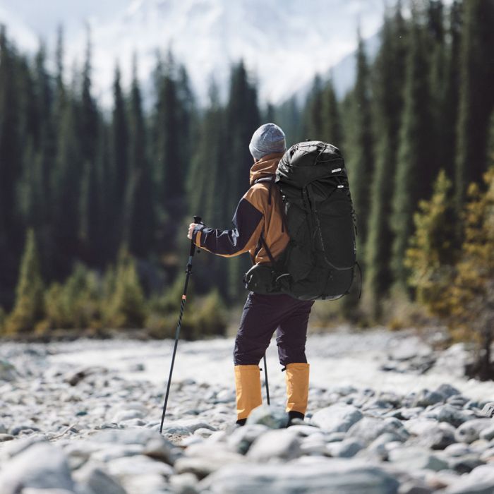 Рюкзак туристичний Naturehike CNK2450XB014, 70 л, чорний, M