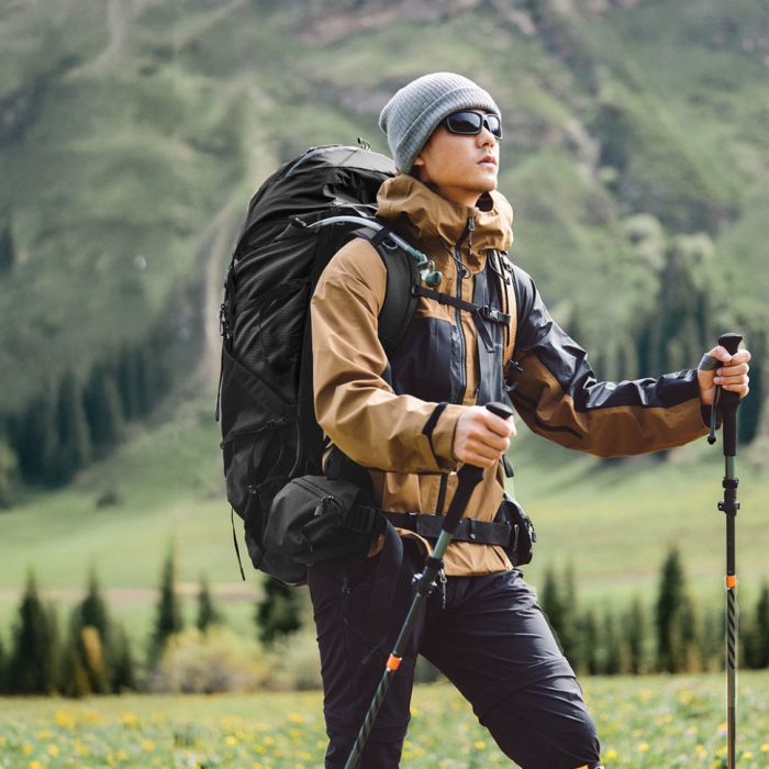 Рюкзак туристичний Naturehike CNK2450XB014, 70 л, чорний, M