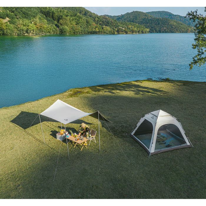 Намет чотиримісний автоматичний Naturehike Ango CNK2550WS010, сірий