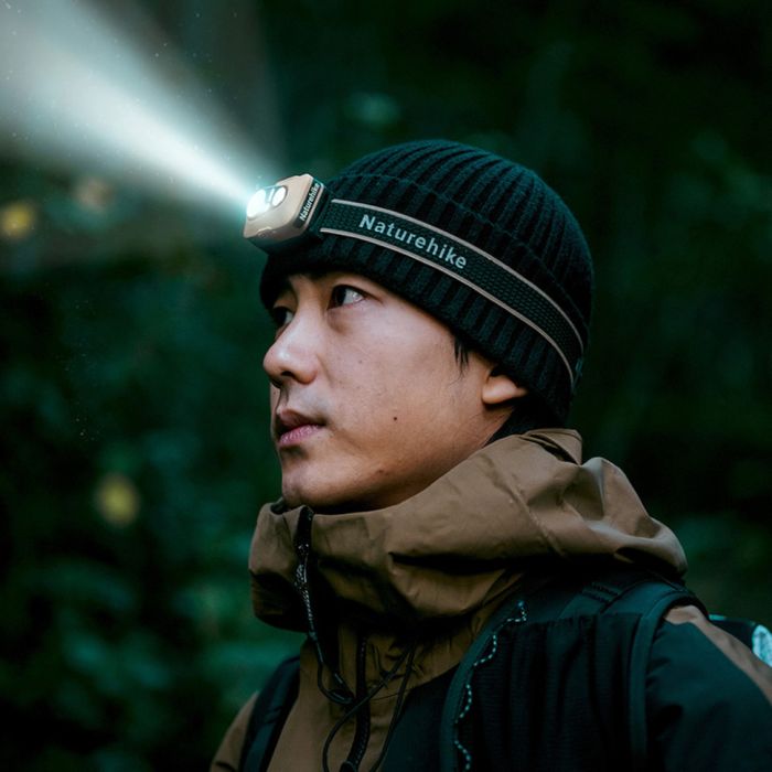 Ліхтар налобний Naturehike CNK2450ZM015, коричневий