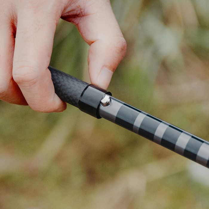 Трекінгова палиця Naturehike CNK2450DS017, 130 см, чорна