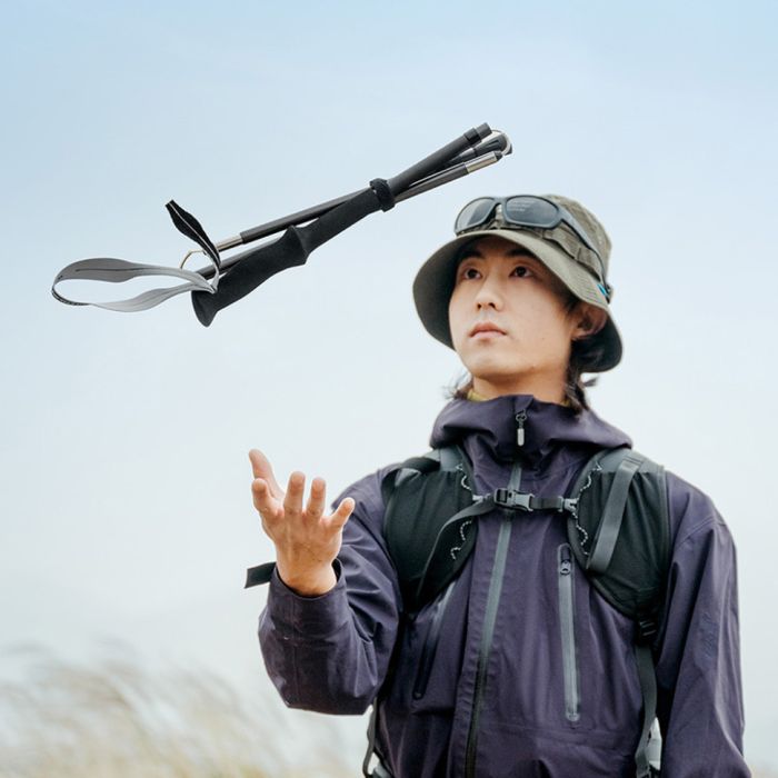 Трекінгова палиця Naturehike CNK2450DS017, 120 см, чорна