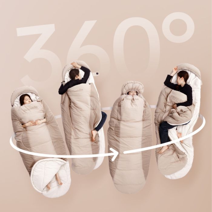 Спальний мішок овальний Naturehike PS200 CNK2350WS026, бежевий