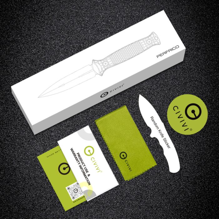 Ніж фіксований Civivi Perfrico C23026-1 з чохлом