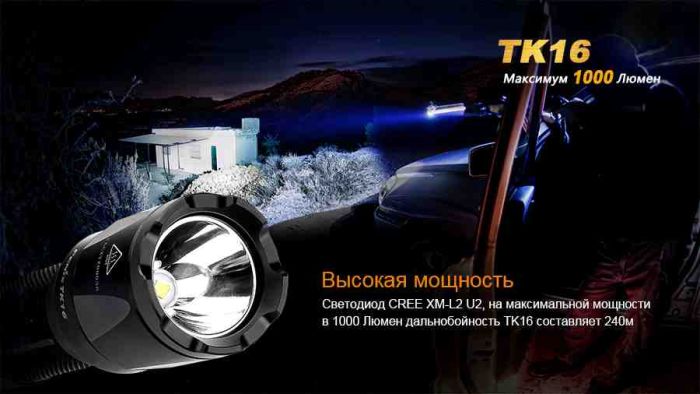 Ліхтар ручний Fenix TK16