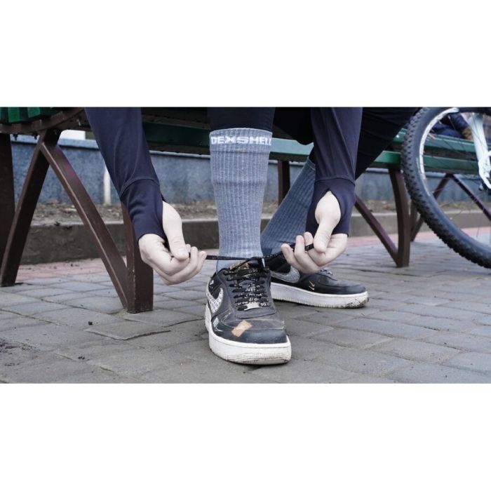 Шкарпетки водонепроникні Dexshell Terrain Walking, p-p XL, сірі