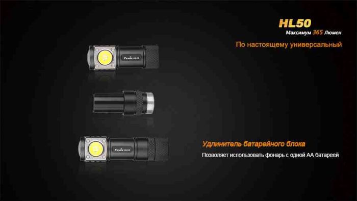Ліхтар налобний Fenix HL50 XM-L2 T6