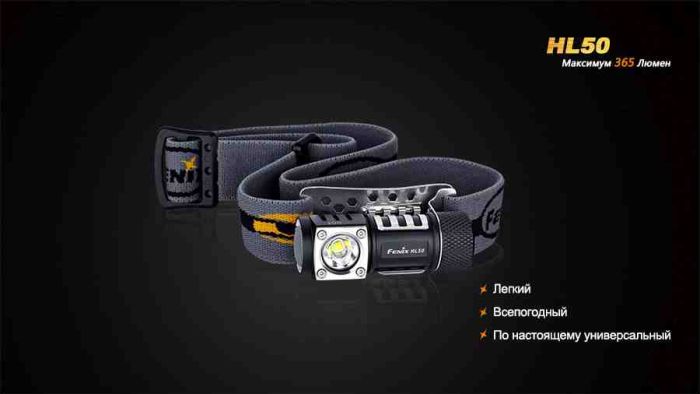 Ліхтар налобний Fenix HL50 XM-L2 T6
