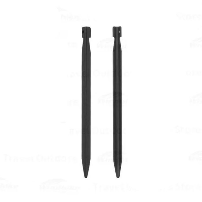Кілки алюмінієві Naturehike CNK2300ZP016, 20 см , чорні (8 шт)
