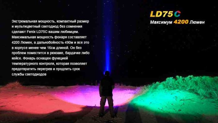 Ліхтар ручний Fenix LD75C